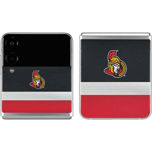 NHL Ottawa Senators Jersey Galaxy Z Flip4 5G Skin
